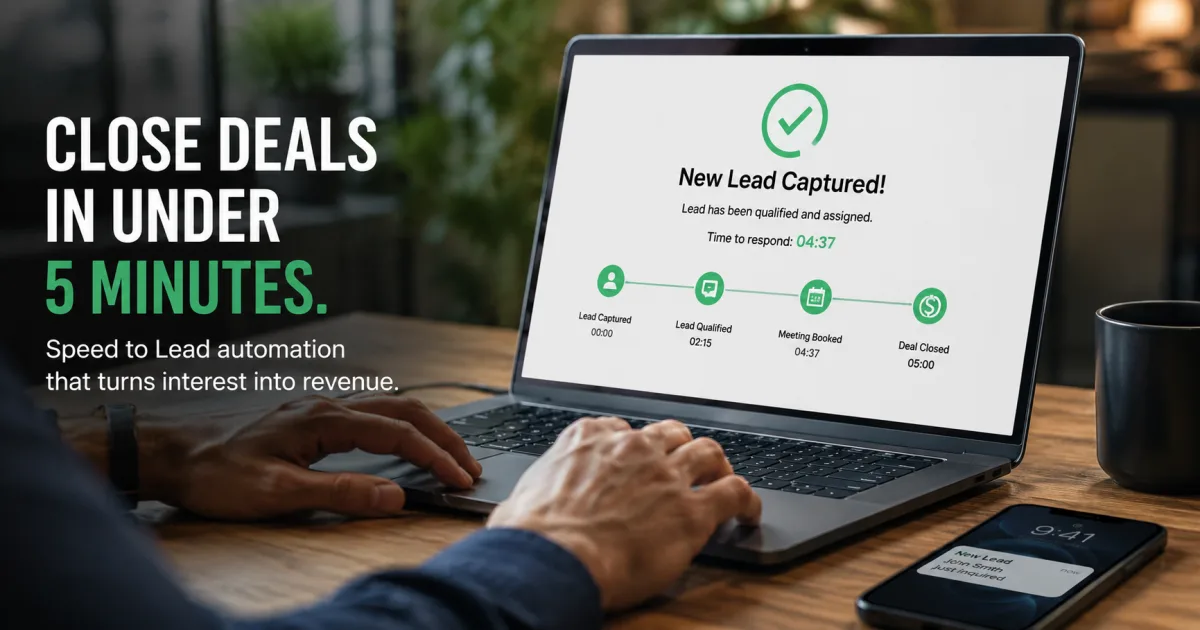 Workflow Spotlight: The “Speed to Lead” Automation That Closes Deals in Under 5 Minutes